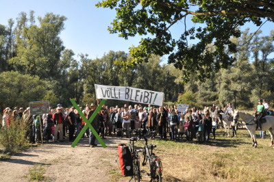 Die Humanide Anaconda started in den Vollhöfner Wald.